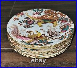 Set Of 8 Royal Crown Derby Olde Avesbury Bread, Dessert Plates, Bone China