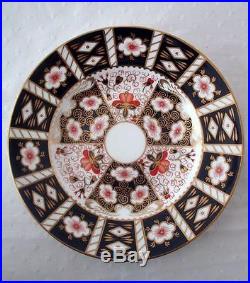 Set Of 8 Royal Crown Derby Traditional Imari Dinner Plates Plate 10 5/8