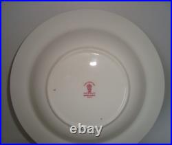 Set Of Eight Royal Crown Derby Traditional Imari #2451 Rim Soup Bowls England