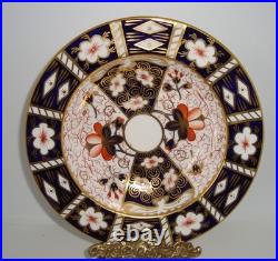 Set Of Eight Royal Crown Derby Traditional Imari #2451 Rim Soup Bowls England