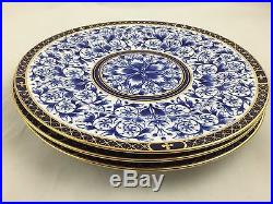 Set of 12 Royal Crown Derby Derby Lily Plates By TIFFANY & CO