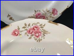 Set of 24 Plates by ROYAL CROWN DERBY PINXTON ROSES A. D. 1797, Excellent (a)