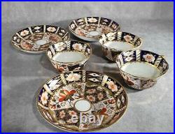 Set of 3 Aynsley Royal Crown Derby Imari Teacup & Saucer 2451 Great Condition