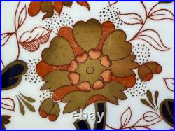 Set of 4 Royal Crown Derby Bone China ASIAN ROSE Dinner Plates #