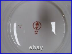 Set of 4 Royal Crown Derby Bone China Old Imari 10 5/8 Dinner Plate 1128
