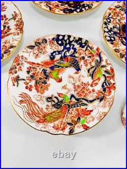 Set of 4 Vintage 1946 Royal Crown Derby ROYAL Demitasse Cups & Saucers RARE