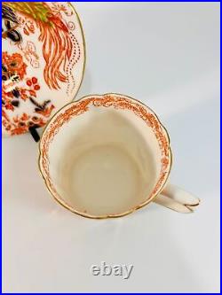 Set of 4 Vintage 1946 Royal Crown Derby ROYAL Demitasse Cups & Saucers RARE