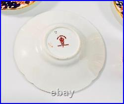 Set of 4 Vintage 1946 Royal Crown Derby ROYAL Demitasse Cups & Saucers RARE