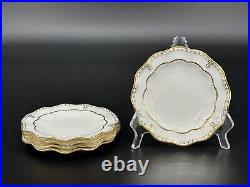 Set of (5) Royal Crown Derby ELIZABETH Pattern 6 1/8 Bone China Bread Plates