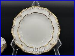 Set of (5) Royal Crown Derby ELIZABETH Pattern 6 1/8 Bone China Bread Plates