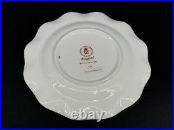 Set of (5) Royal Crown Derby ELIZABETH Pattern 6 1/8 Bone China Bread Plates