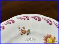 Set of (6) Royal Crown Derby Glenmont Purple Scroll 6.25 Bread Plates A603