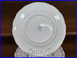Set of (6) Royal Crown Derby Glenmont Purple Scroll 6.25 Bread Plates A603