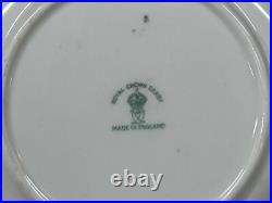 Set of (6) Royal Crown Derby Glenmont Purple Scroll 6.25 Bread Plates A603