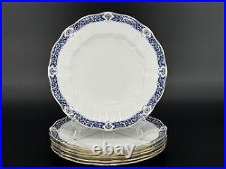 Set of (6) Royal Crown Derby Milldale Gold 10 5/8 Dinner Plates A. 1326