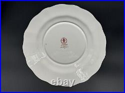 Set of (6) Royal Crown Derby Milldale Gold 10 5/8 Dinner Plates A. 1326