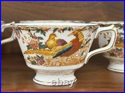 Set of (6) Royal Crown Derby OLDE AVESBURY Footed Tea Cups (No Saucers)