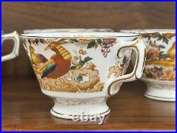 Set of (6) Royal Crown Derby OLDE AVESBURY Footed Tea Cups (No Saucers)