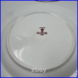 Set of 6 Royal Crown Derby RED AVES Salad Plates 8.25