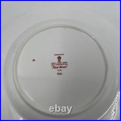 Set of 6 Royal Crown Derby RED AVES Salad Plates 8.25