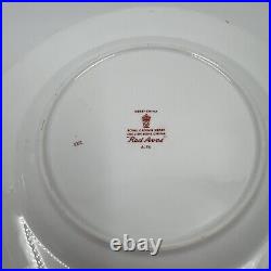 Set of 6 Royal Crown Derby RED AVES Salad Plates 8.25