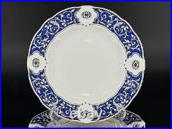 Set of (8) Royal Crown Derby Milldale Gold 8 3/8 Accent Salad Plates A. 1326