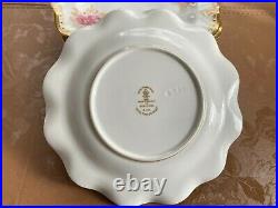 Set of 9 Royal Crown Derby Royal Pinxton bread and butter plate, 6'