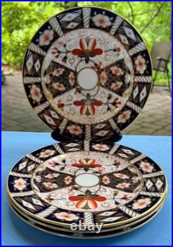 Set of FOUR Royal Crown Derby Imari Salad Plates Tiffany & Co. New York England