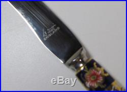 Set of Six Royal Crown Derby Traditional Imari Fruit Knives