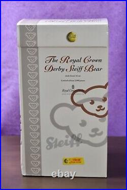 Steiff 661464 The Royal Crown Derby Teddy Bear Boxed