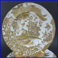 Stunning Royal Crown Derby Gold Aves ONE Single Dinner Plate 10 1/2 in