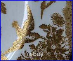 Stunning Royal Crown Derby Gold Aves ONE Single Dinner Plate 10 1/2 in