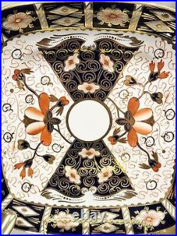 Stunning! Royal Crown Derby Imari Double Handles Cake Tray