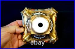 Stunning Royal Crown Derby Old Imari 1128, 1st Quality Candle Stick Base XXXVIII