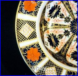 Stunning Royal Crown Derby Old Imari 1128, 1st Quality Rimmed Soup Bowl, XXXV