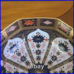 Stunning Royal Crown Derby Old Imari 1128 Large 8 Inch Octagon Bowl Circa 1978