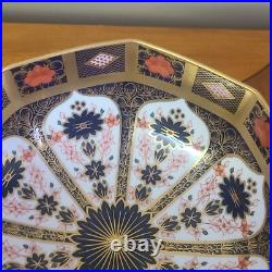 Stunning Royal Crown Derby Old Imari 1128 Large 8 Inch Octagon Bowl Circa 1978