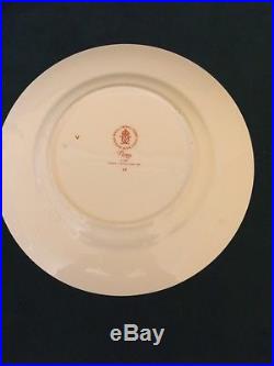 Stunning Royal Crown Derby Peony Salad Plate A1283