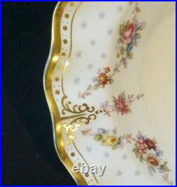 Stunning Royal Crown Derby Royal Antoninette, 1st Quality Rimmed Soup Bowl