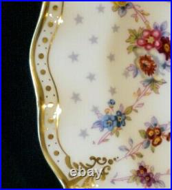 Stunning Royal Crown Derby Royal Antoninette, 1st Quality Salad Plate