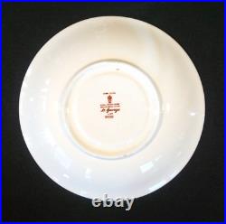 Stunning Royal Crown Derby St George Cream Soup Bowl And Saucer