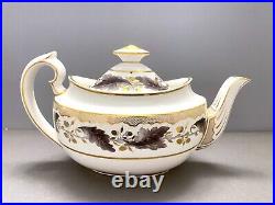 Stunning Tiffany Co. Royal Crown Derby Portman Oak teapot, holds 5 cups, gold