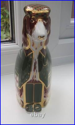 Superb 1st Quality Ltd. Edition Royal Crown Derby English Spaniel Paperweght