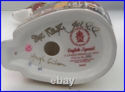 Superb 1st Quality Ltd. Edition Royal Crown Derby English Spaniel Paperweght