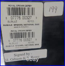 Superb 1st Quality Ltd. Edition Royal Crown Derby English Spaniel Paperweght