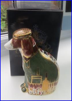 Superb 1st Quality Ltd. Edition Royal Crown Derby English Spaniel Paperweght