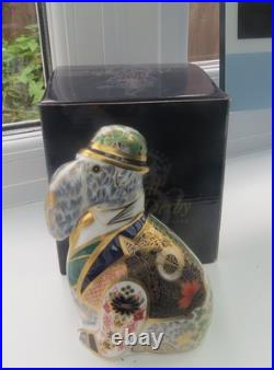 Superb 1st Quality Ltd. Edition Royal Crown Derby Irish Blue Kerry Paperweght