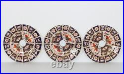 TEA SET Royal Crown Derby TRADITIONAL IMARI 2451 Six Trios & Creamer Rope Handle