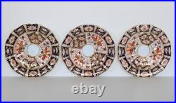 TEA SET Royal Crown Derby TRADITIONAL IMARI 2451 Six Trios & Creamer Rope Handle