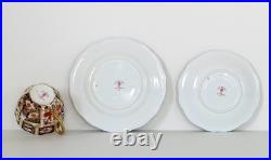 TEA SET Royal Crown Derby TRADITIONAL IMARI 2451 Six Trios & Creamer Rope Handle
